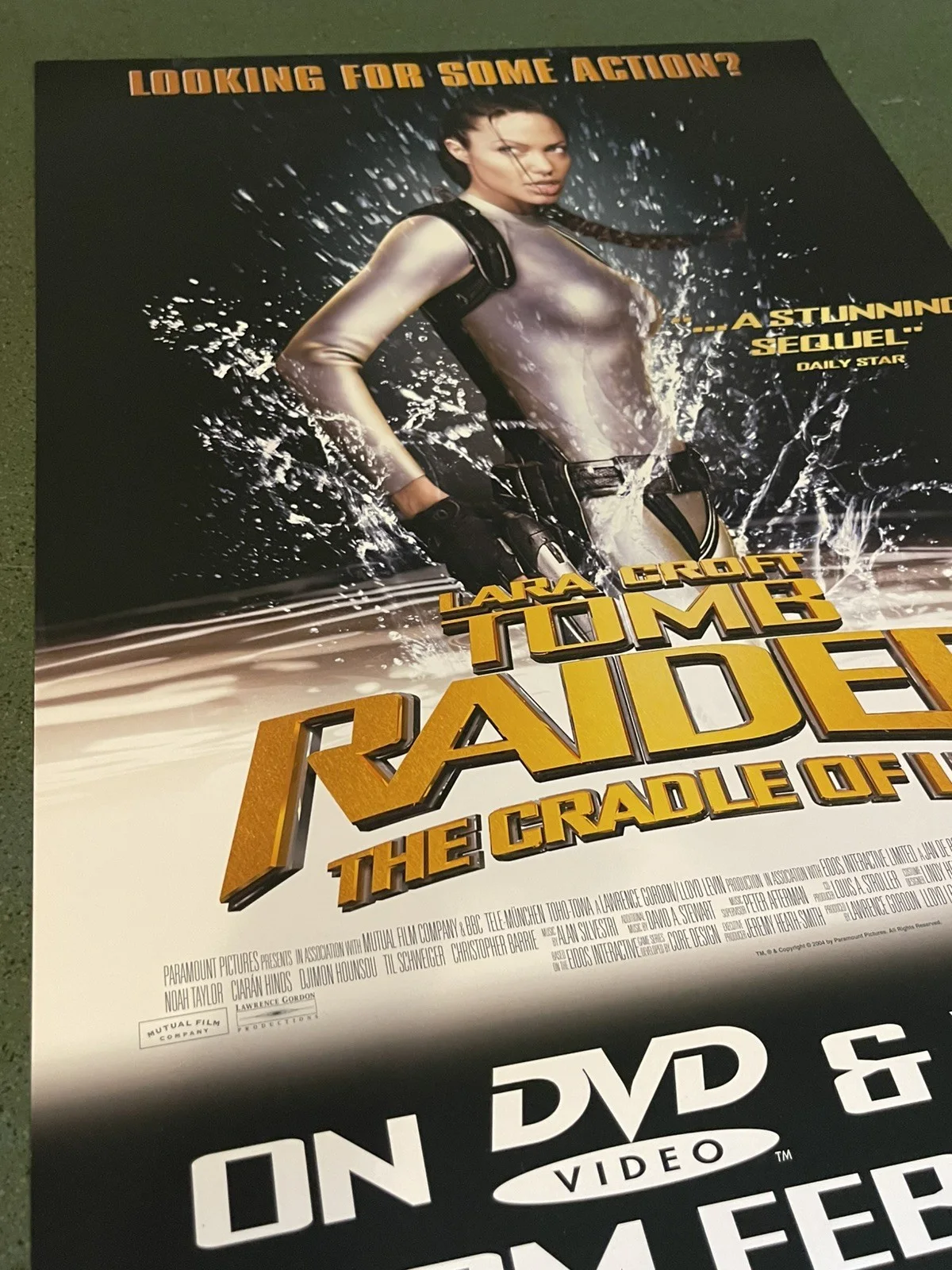 RARE, Tomb Raider Cradle of life (2004) Original Video Shop Promo Poster - A2, изображение 4