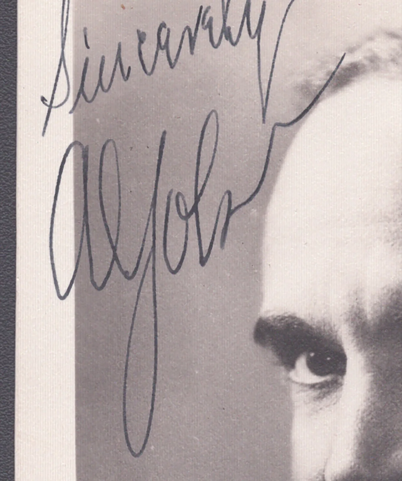 Al Jolson — AL JOLSON - AUTOGRAPHED SIGNED PHOTOGRAPH, image 2