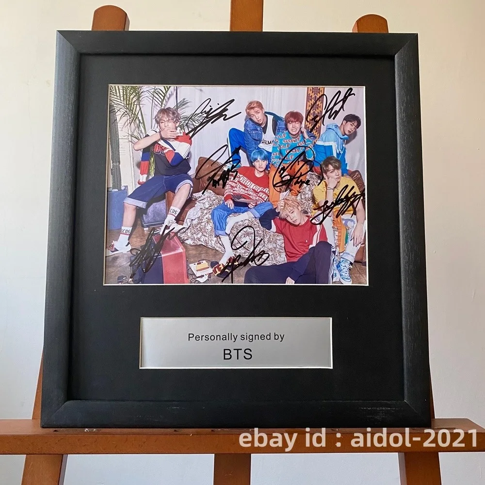 BTS GROUP Autographed Signed Photo 8*10 Autographs K-POP Collection 2025C, image 3