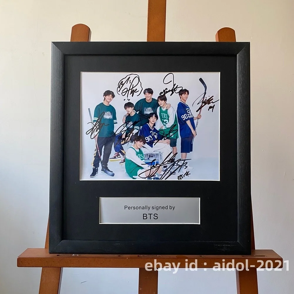 BTS GROUP Autographed Signed Photo 8*10 Autographs K-POP Collection 2025D, image 3