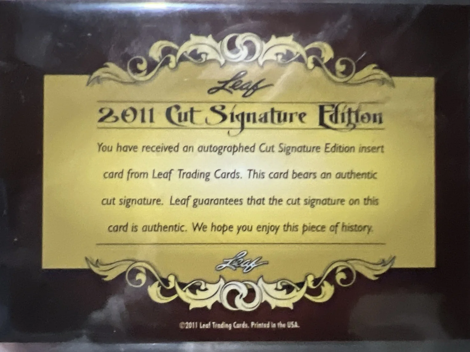 David Copperfield — 2011 Leaf Cut Signature edition David Copperfield /25 Autograph BGS 2-0-1-1, image 3