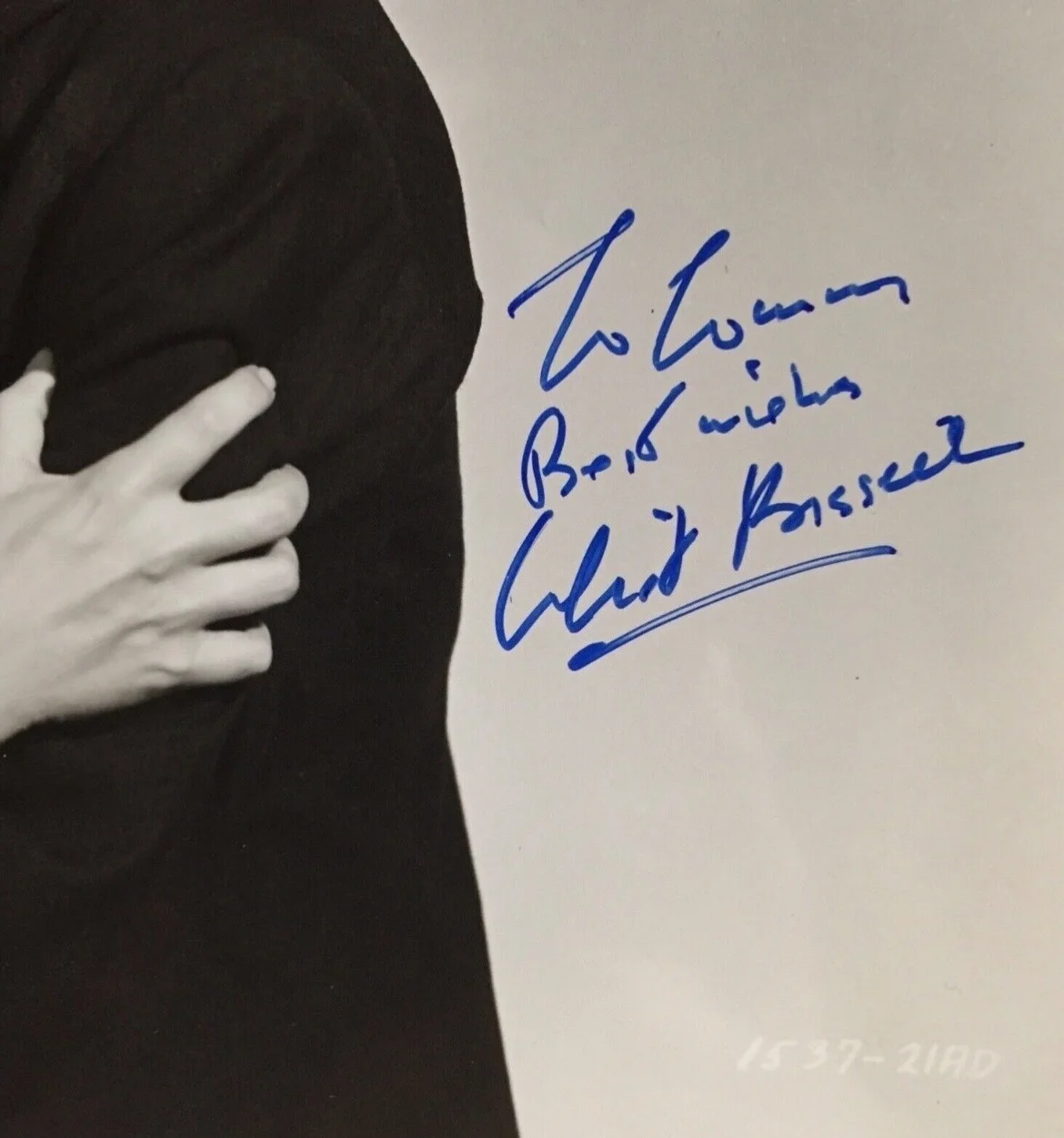 WHIT BISSELL—SIGNED PHOTO—WEREWOLF•Time Tunnel/Machine•BODY SNATCHERS•Bogart, изображение 2