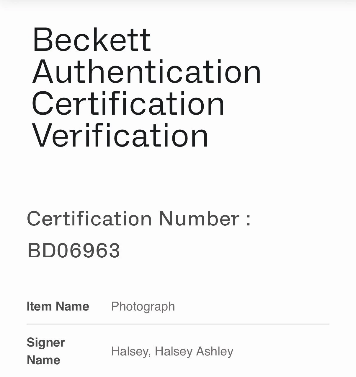 ASHLEY HALSEY SIGNED AUTOGRAPHED 11x14 SEXY PHOTO BECKETT COA BD06963, изображение 4