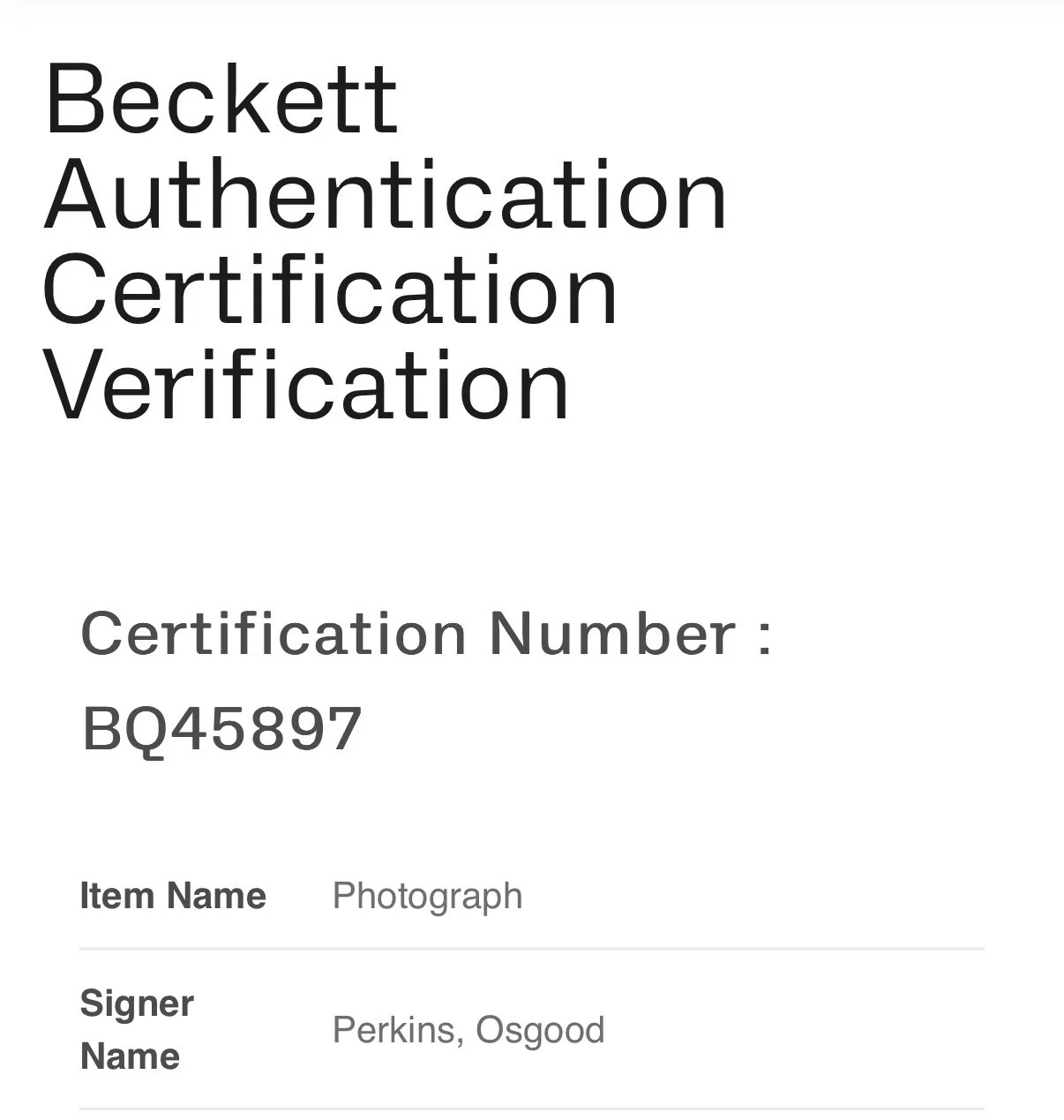 Osgood Perkins — OSGOOD PERKINS SIGNED AUTOGRAPH LONGLEGS 12x18 PHOTO BECKETT COA BQ45897, изображение 4
