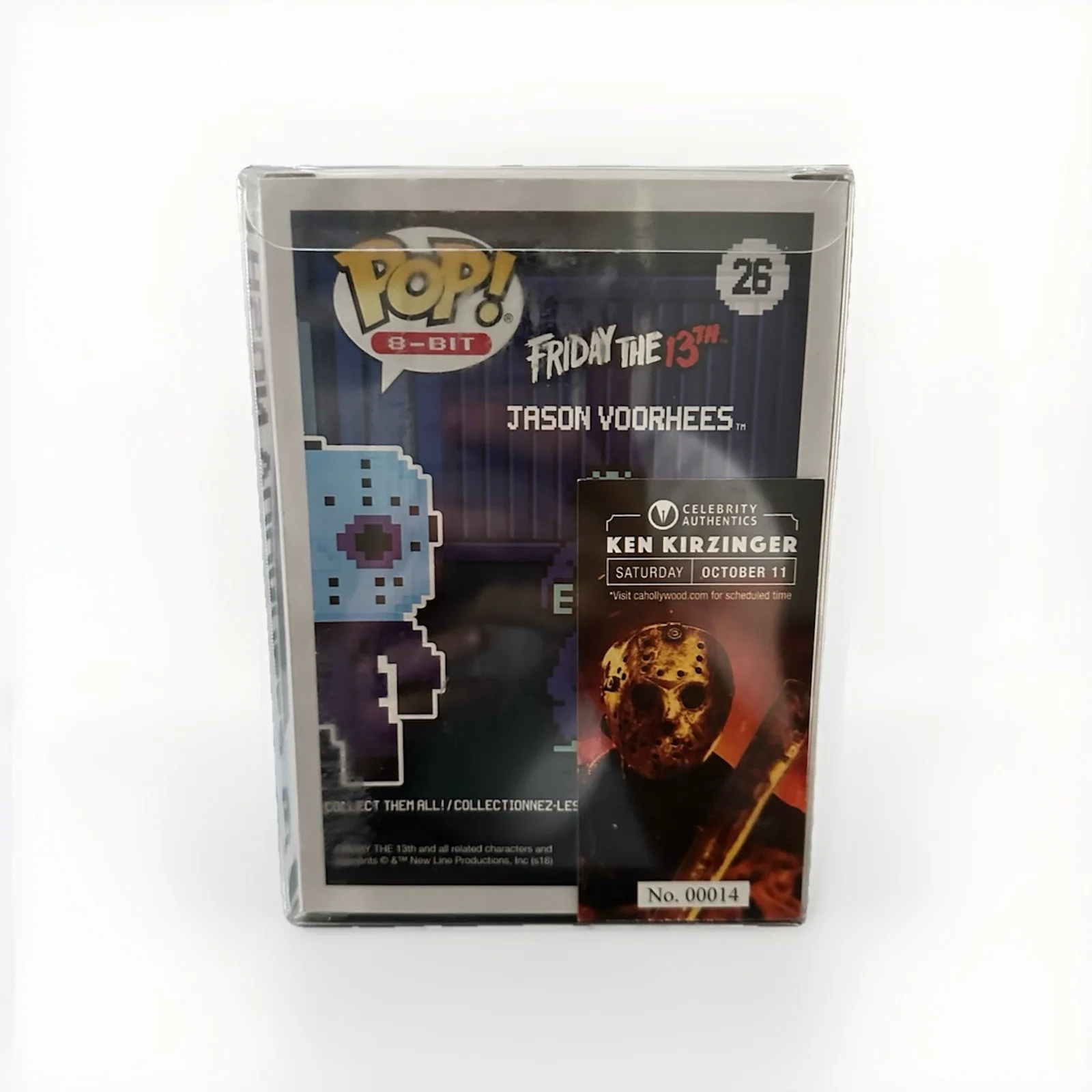 ken kirzinger — Friday The 13th Ken Kirzinger Signed Limited Edition Funko Pop CA COA, изображение 2