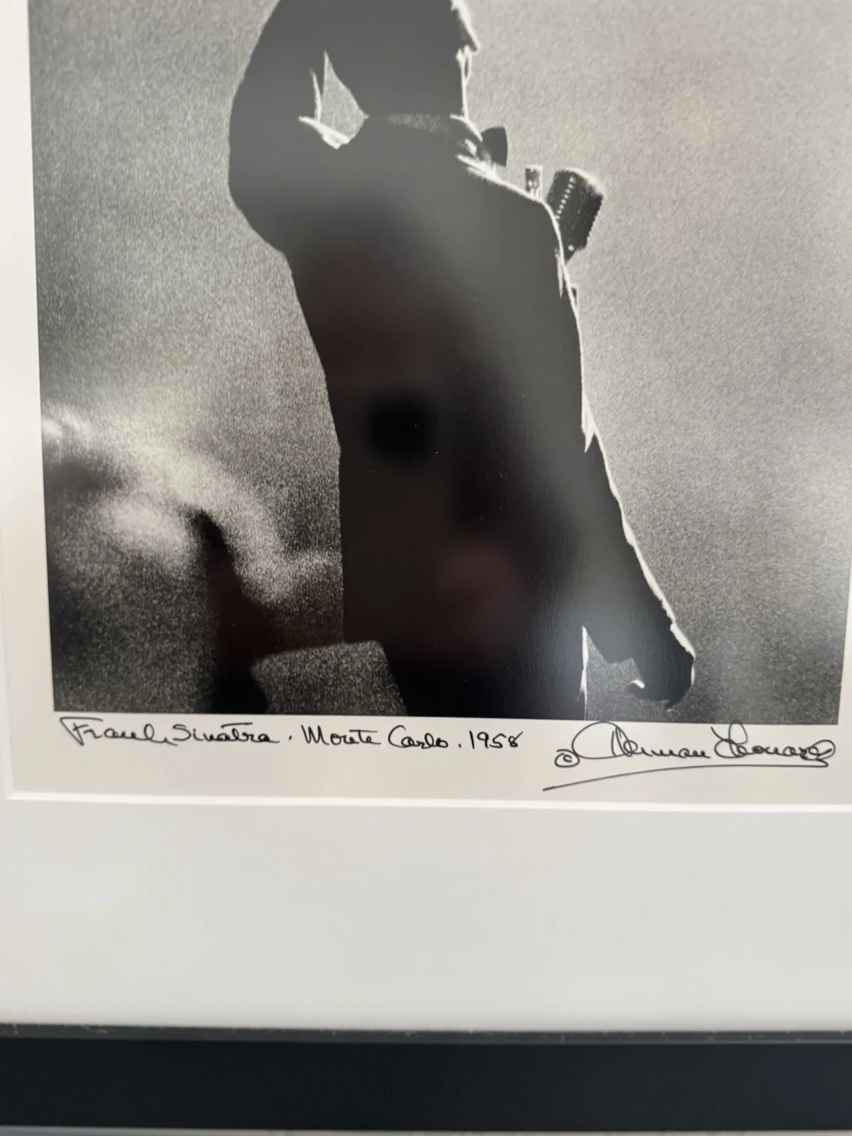 Herman Leonard Monte Carlo 1958 Signed Photo Autograph Signature, image 2