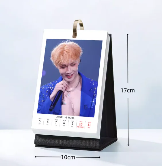 Zhang Yixing 张艺兴 2026 Celebrity photo desk calendar ornament, изображение 2