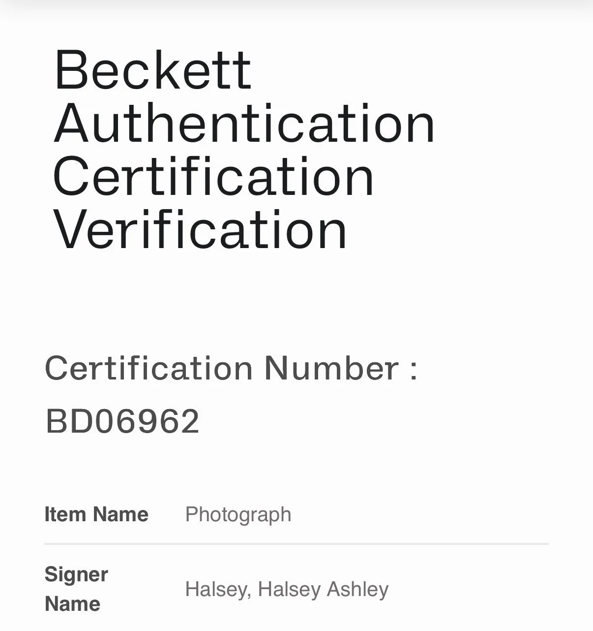 ASHLEY HALSEY SIGNED AUTOGRAPHED 11x14 SEXY PHOTO BECKETT COA BD06962, image 4