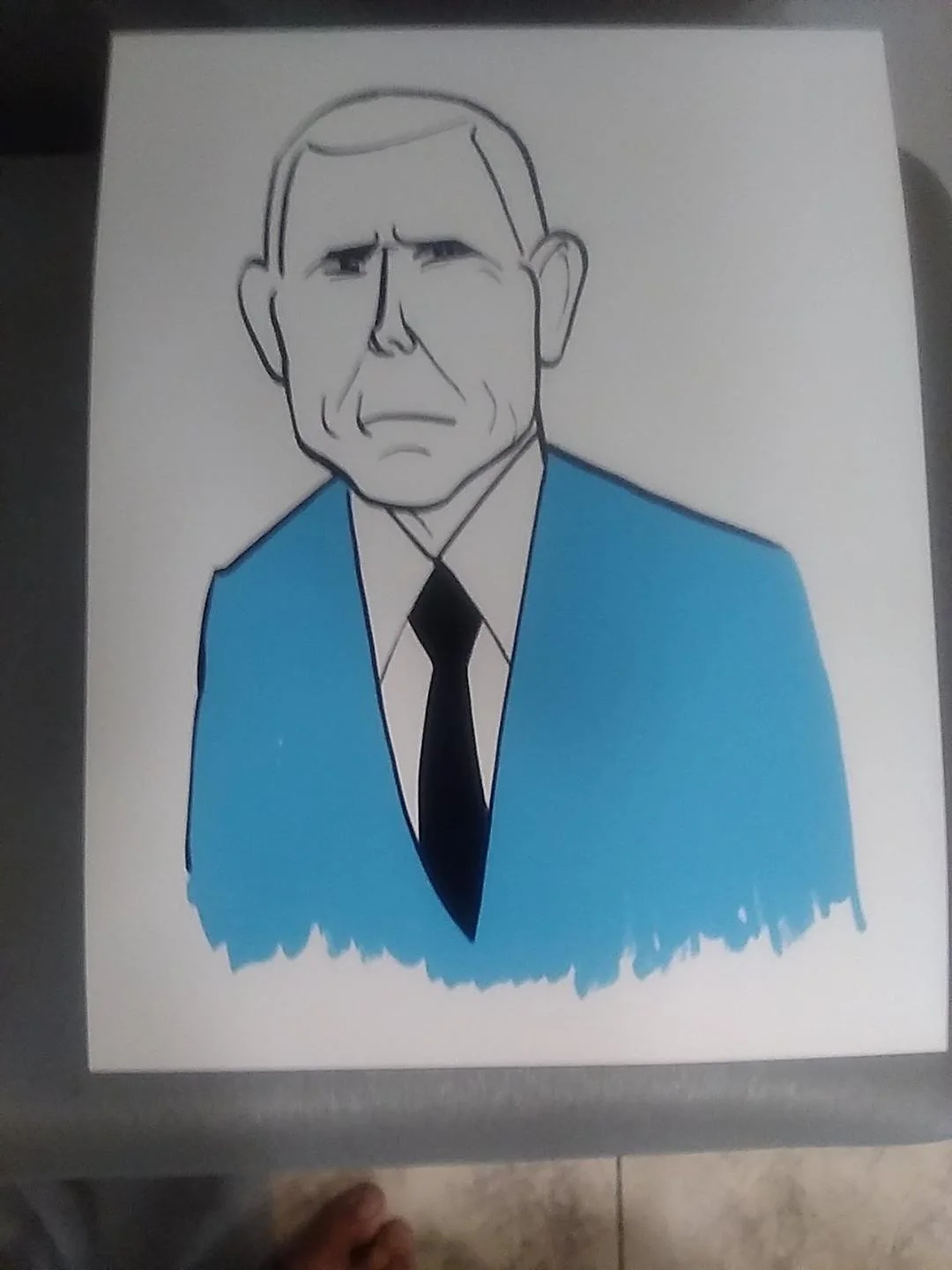 rare Mike Pence signed So Help Me God HB Book + 8x10 cartoon photo, image 4