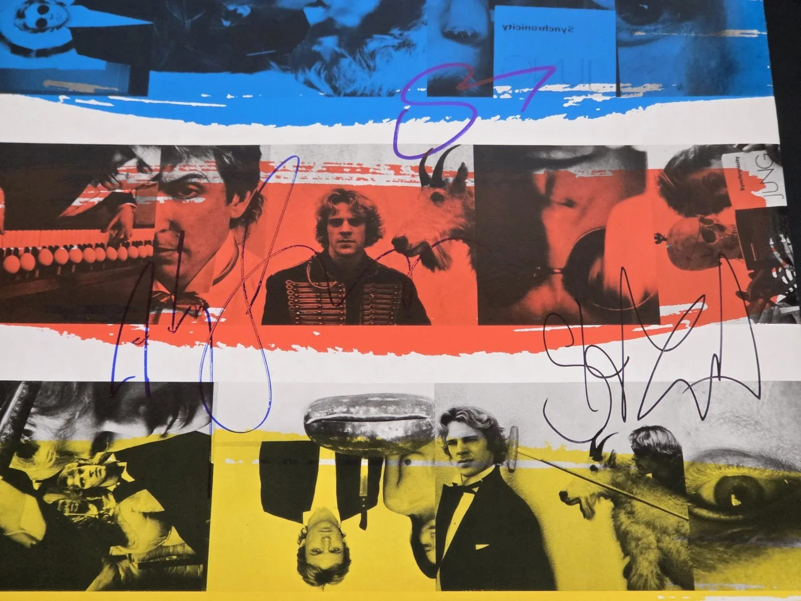 THE POLICE signed autographed "SYNCHRONOCITY" RECORD LP BECKETT LOA BAS STING 🎁, изображение 2