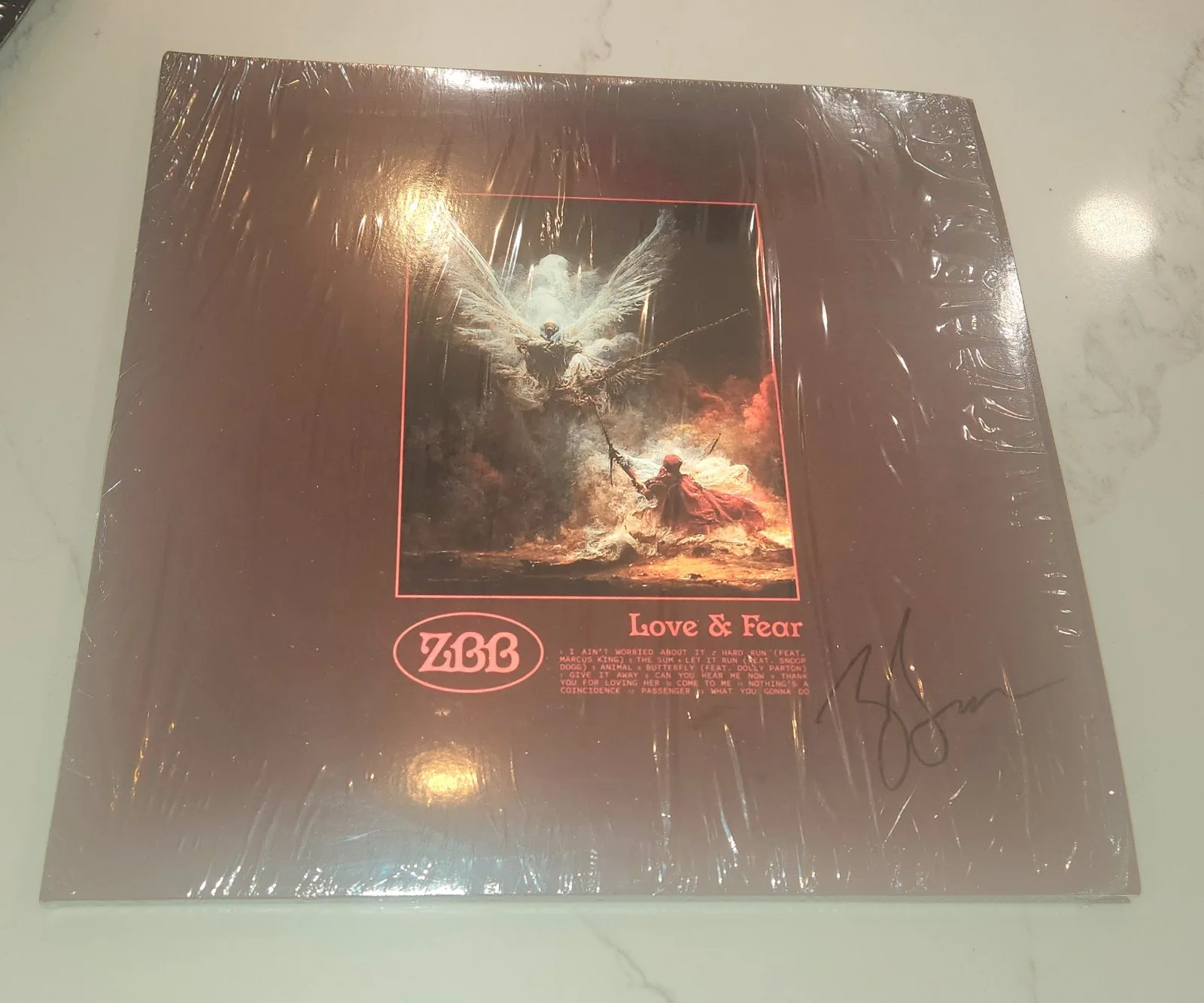 ZAC BROWN 'ZAC BROWN BAND' COUNTRY SINGER SIGNED LOVE & FEAR ALBUMN*SPHERE VEGAS, изображение 4