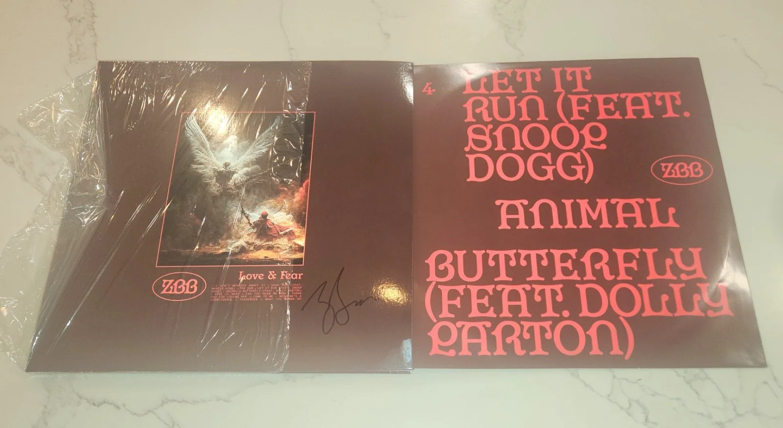 ZAC BROWN 'ZAC BROWN BAND' COUNTRY SINGER SIGNED LOVE & FEAR ALBUMN*SPHERE VEGAS, изображение 5