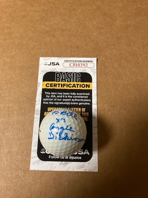 Angie Dickinson — Angie Dickinson Actress Police Woman Signed Golf Ball JSA Cert.