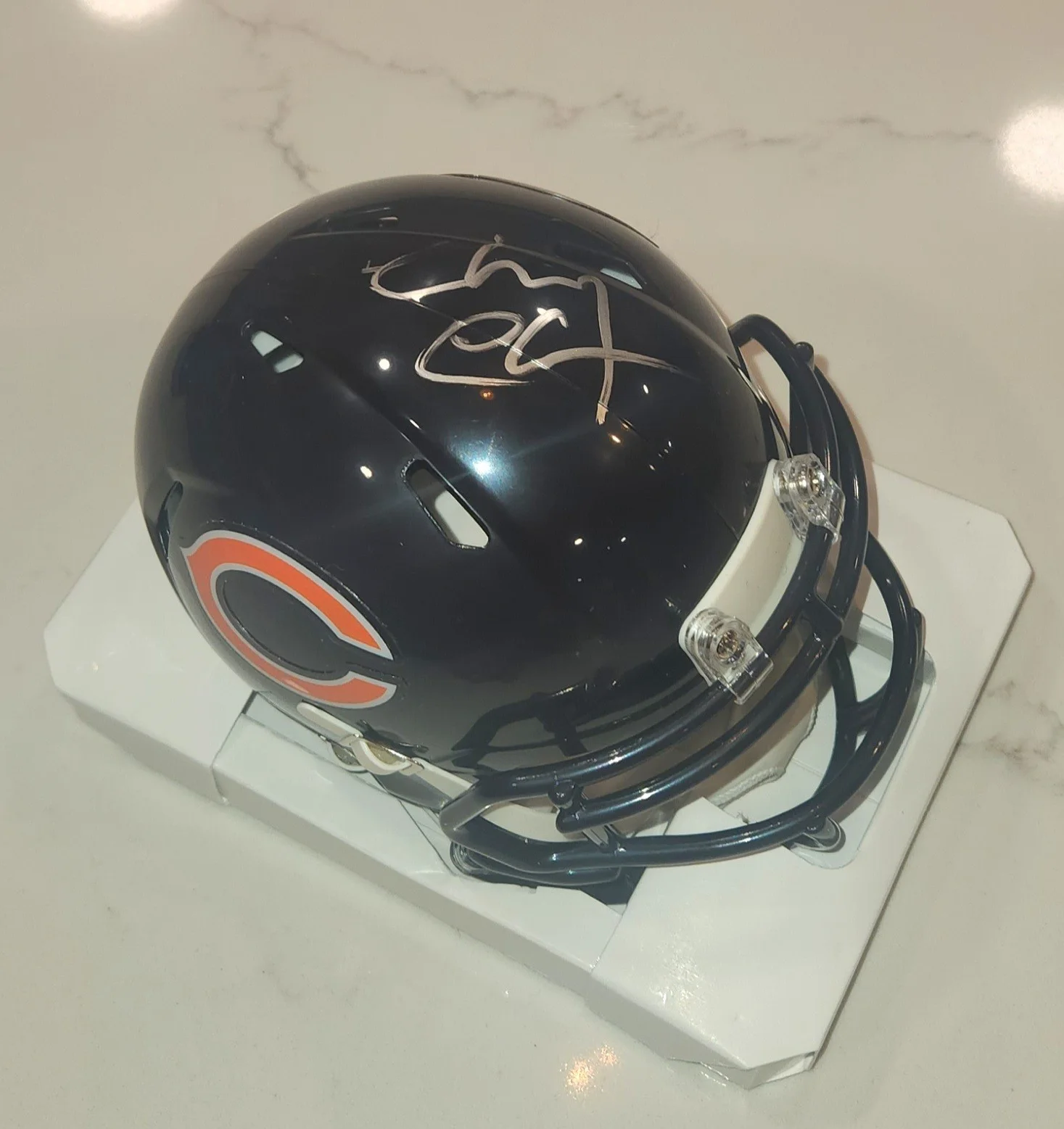 CHEVY CHASE 'CHRISTMAS VACATION' CLARK GRISWOLD SIGNED BEARS MINI-HELMET *COA 1, изображение 2