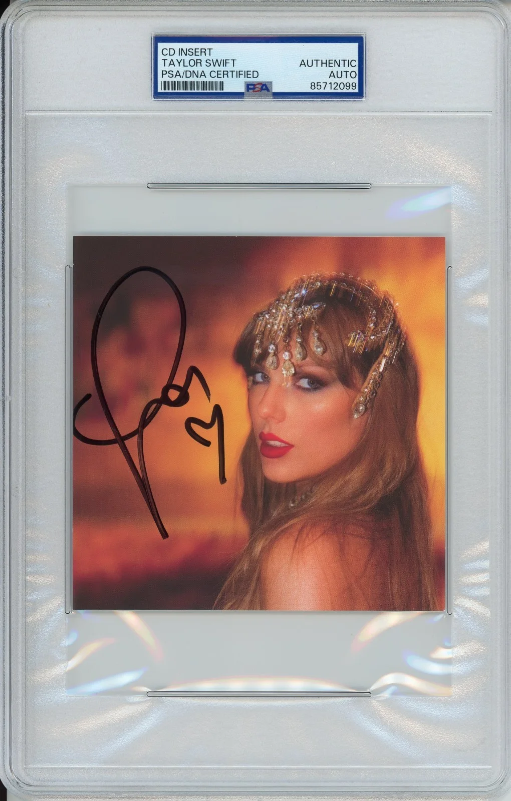 SIGNED HEART TAYLOR SWIFT LIFE OF A SHOWGIRL PHOTO 1 PSA DNA COA AUTOGRAPH AUTO, изображение 4