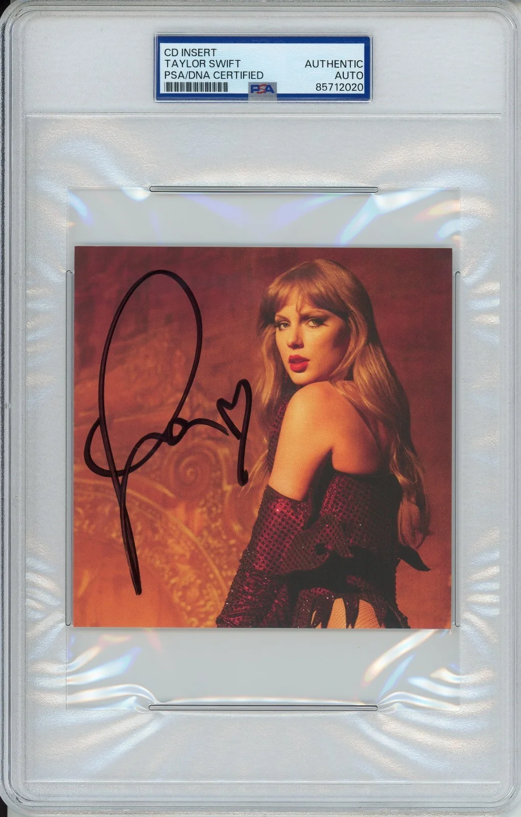 SIGNED TAYLOR SWIFT LIFE OF A SHOWGIRL RARE PHOTO 3 PSA DNA COA AUTOGRAPH AUTO, изображение 4