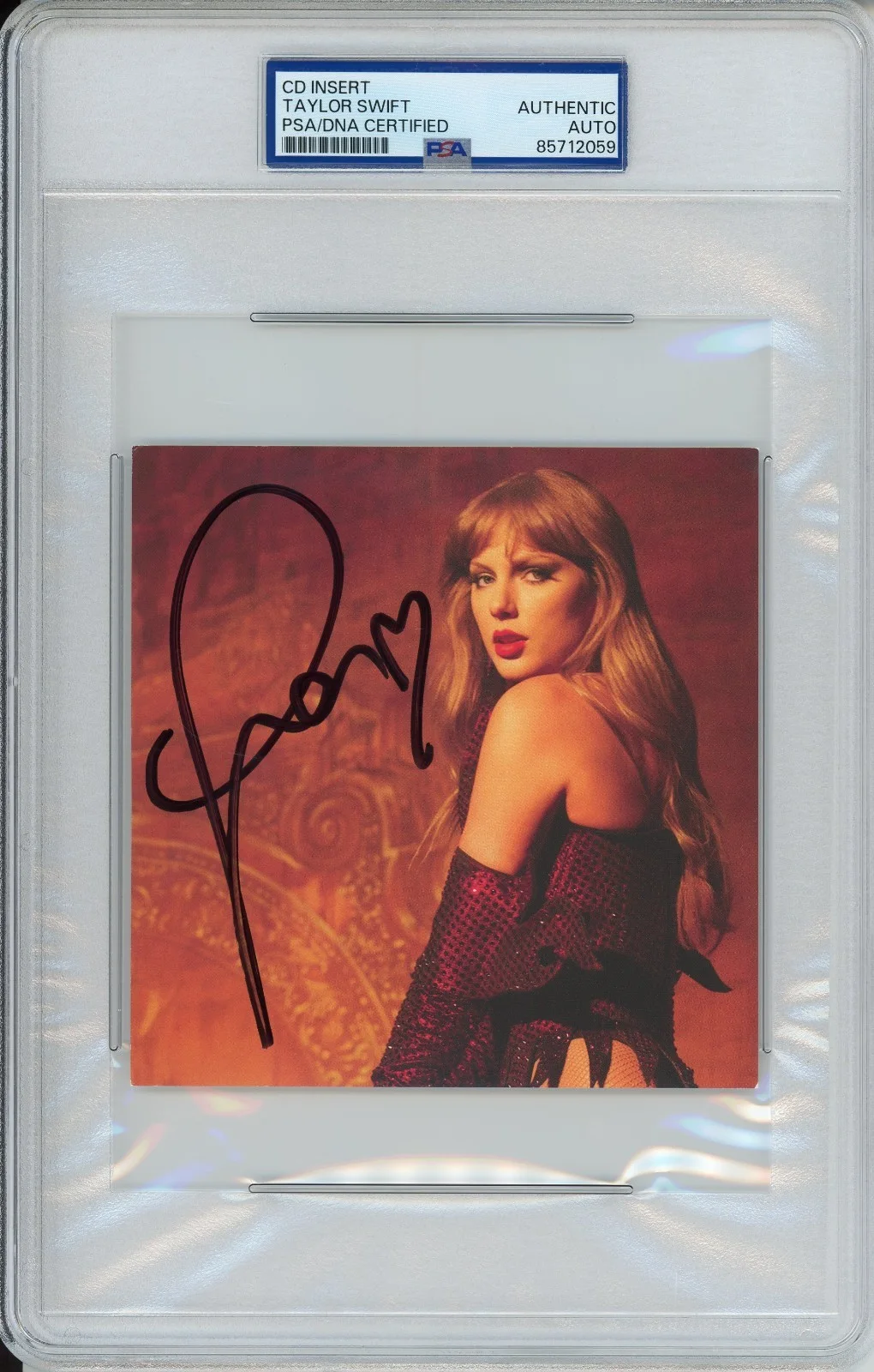 SIGNED TAYLOR SWIFT LIFE OF A SHOWGIRL RARE PHOTO 3 PSA DNA COA AUTOGRAPH AUTO, изображение 5