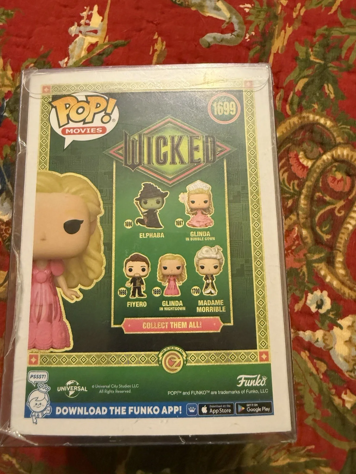 Jon Chu — Jon Chu Signed Glinda in Nightgown Wicked #1699 Funko Pop (SWAU), изображение 3
