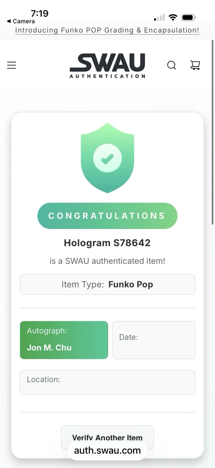 Jon Chu — Jon Chu Signed Glinda in Nightgown Wicked #1699 Funko Pop (SWAU), изображение 5