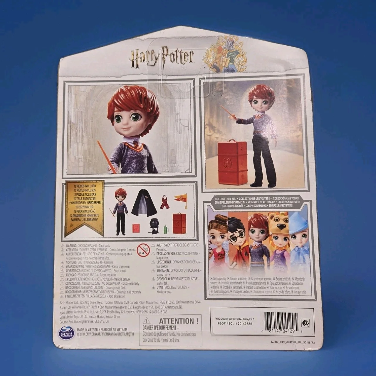 SIGNED Rupert Grint Harry Potter Ron Weasley Action Figure Auto w COA JK Rowling, изображение 3