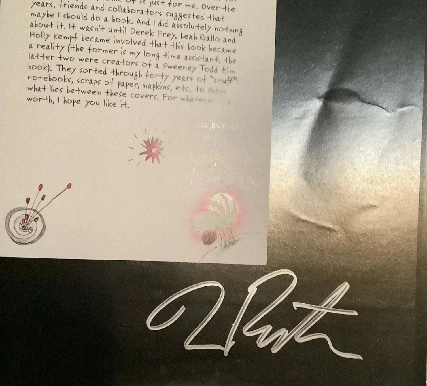 Tim Burton — The Art of Tim Burton AUTOGRAPHED Signed + MOMA / LACMA Event Guide & LA Weekly, изображение 5