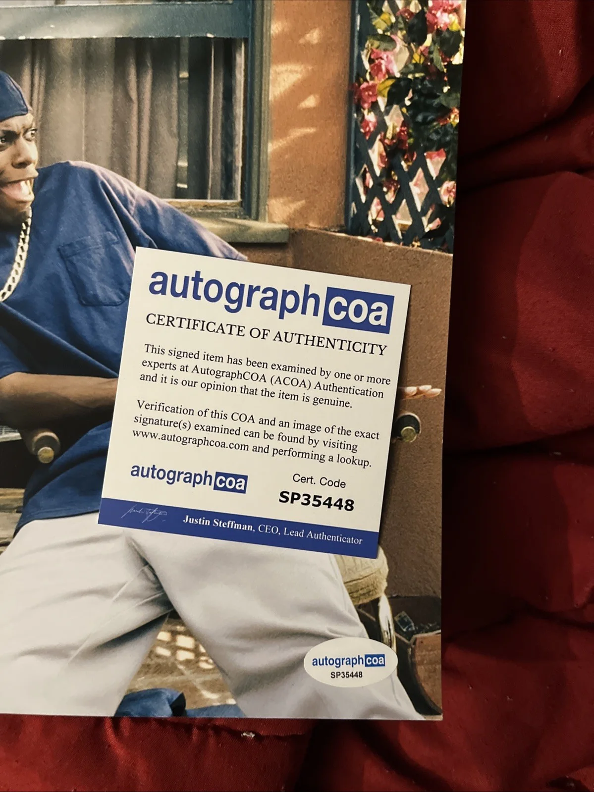 ICE CUBE SIGNED AUTOGRAPHED PHOTO RAPPER ACTOR ACOA COA ACTOR LEGEND, image 2