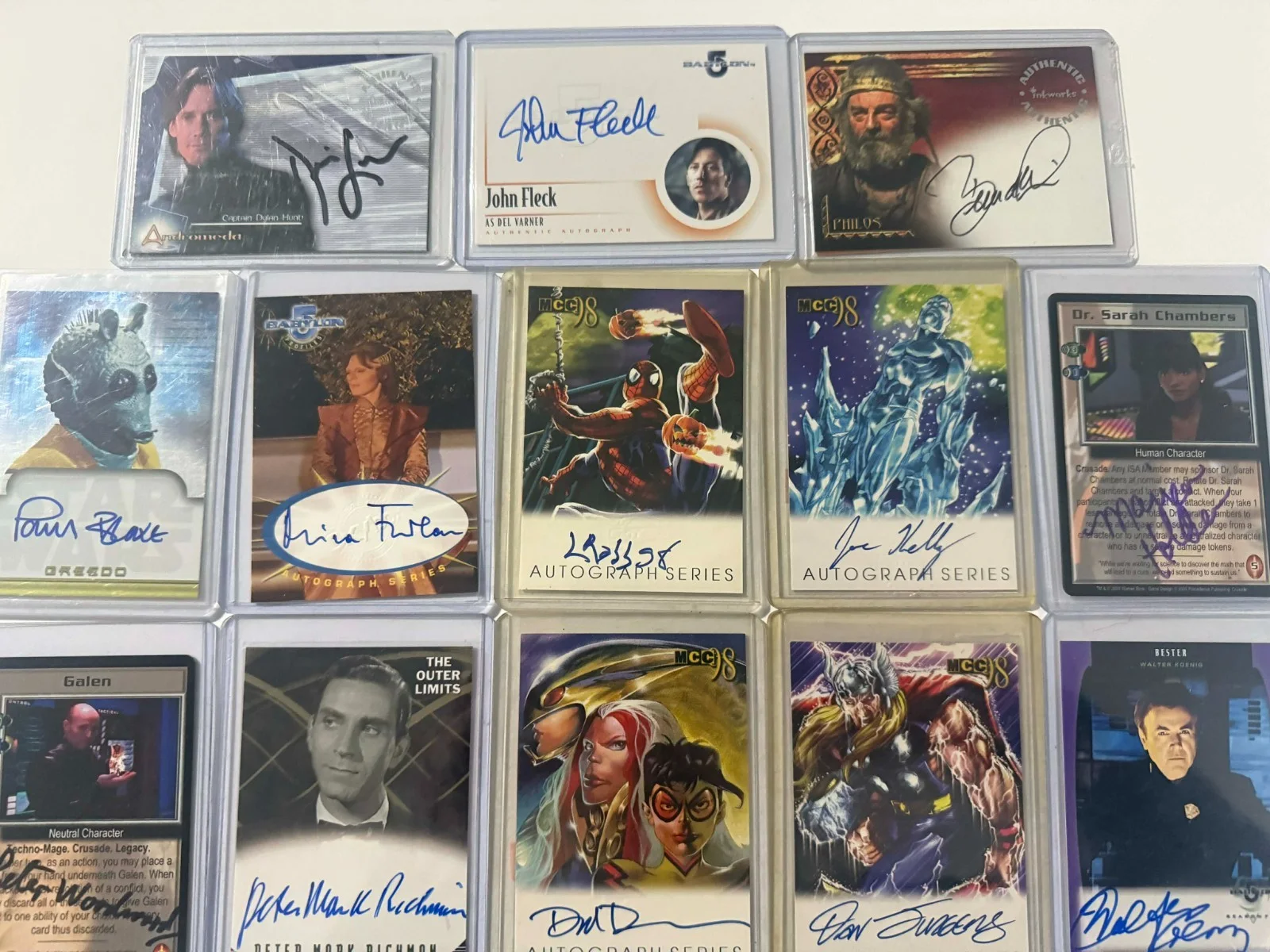 17 MARVEL CREATORS 5 BABYLON THE OUTER LIMI CREEDO ANDROMEDA AUTO AUTOGRAPH LOT, image 2