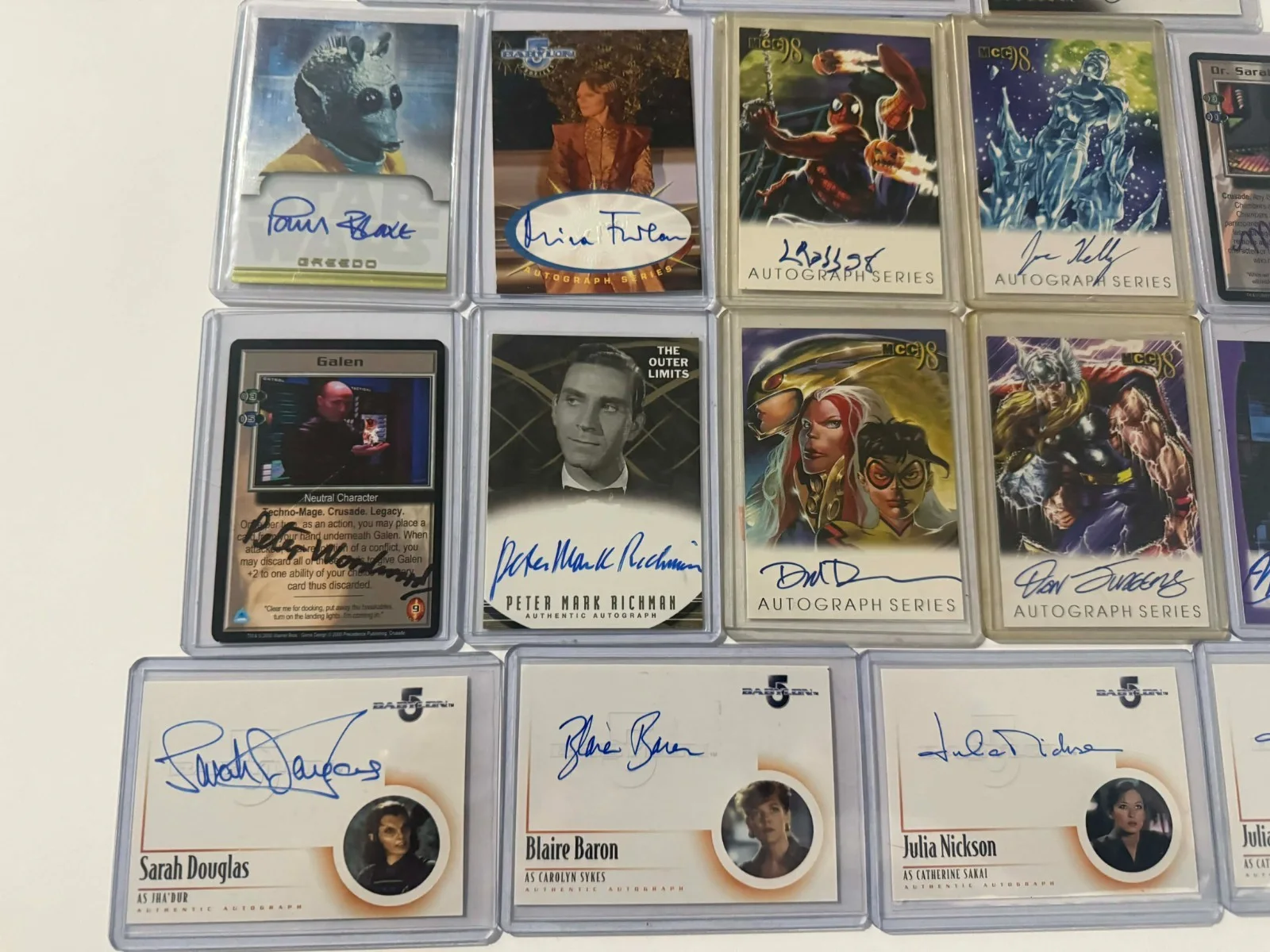 17 MARVEL CREATORS 5 BABYLON THE OUTER LIMI CREEDO ANDROMEDA AUTO AUTOGRAPH LOT, image 3
