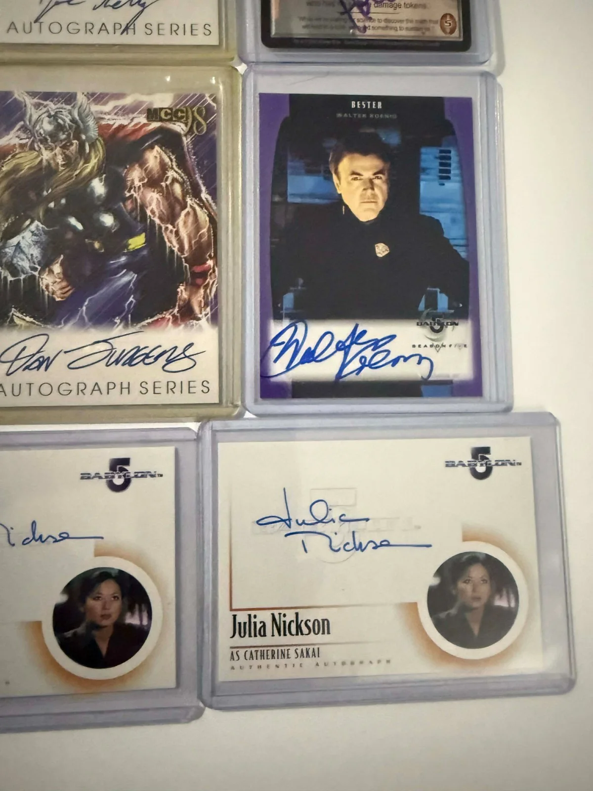 17 MARVEL CREATORS 5 BABYLON THE OUTER LIMI CREEDO ANDROMEDA AUTO AUTOGRAPH LOT, image 5