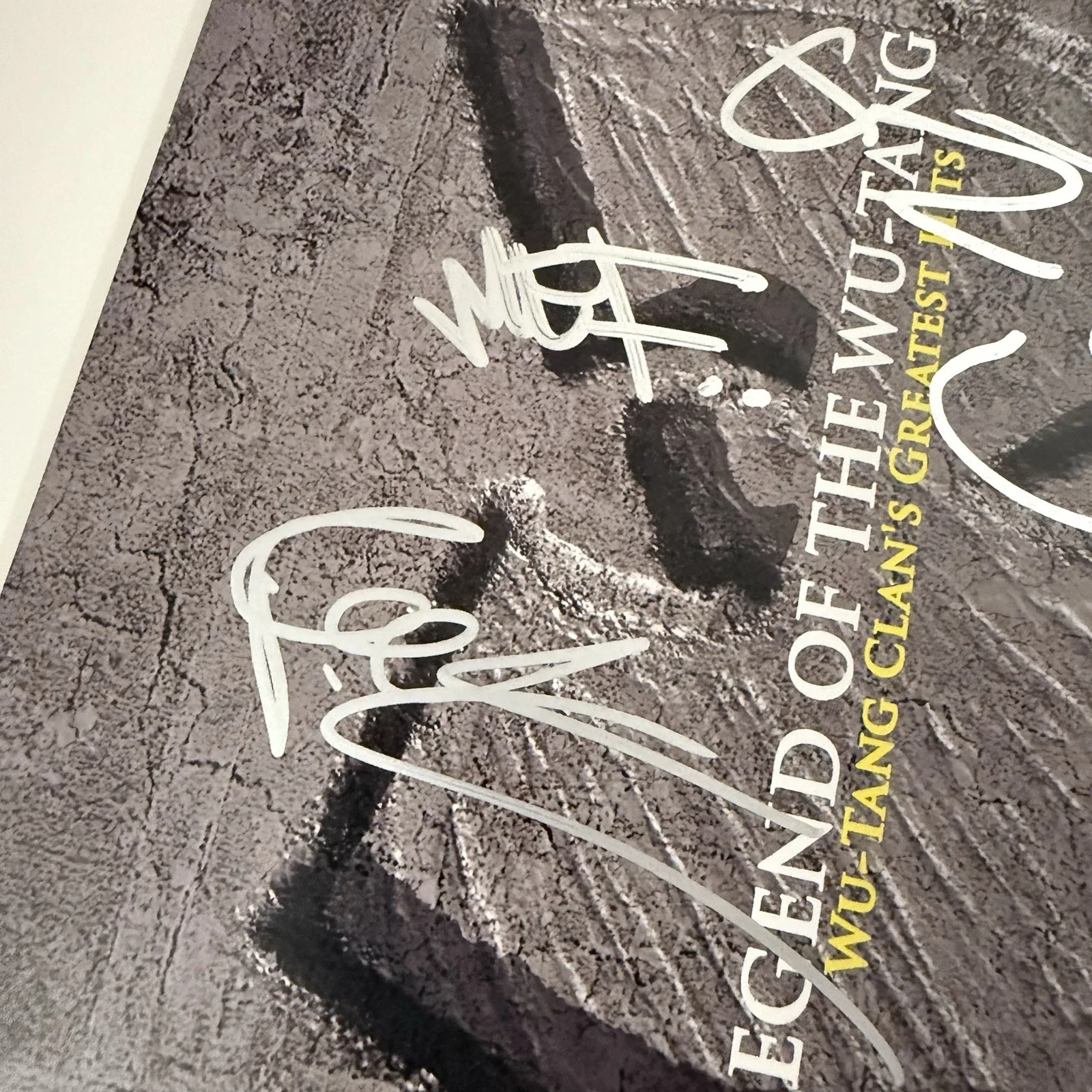 WU TANG CLAN SIGNED GREATEST HITS VINYL RECORD GZA RZA RAEKWON METHOD MAN JSACOA, image 2