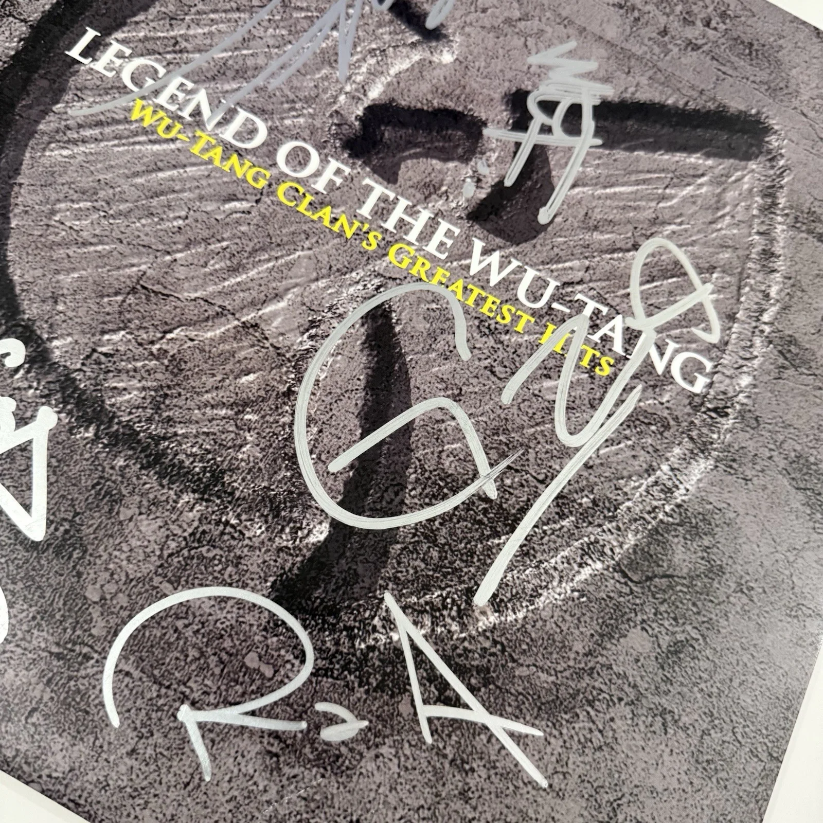 WU TANG CLAN SIGNED GREATEST HITS VINYL RECORD GZA RZA RAEKWON METHOD MAN JSACOA, image 3