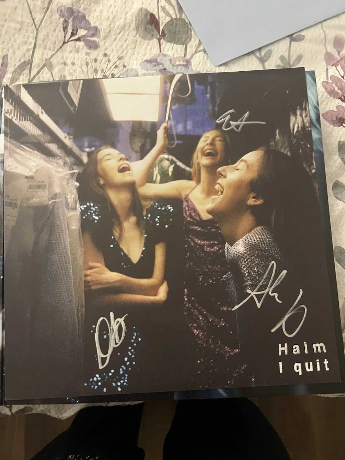 haim i quit 2LP Signed Vinyl, image 3