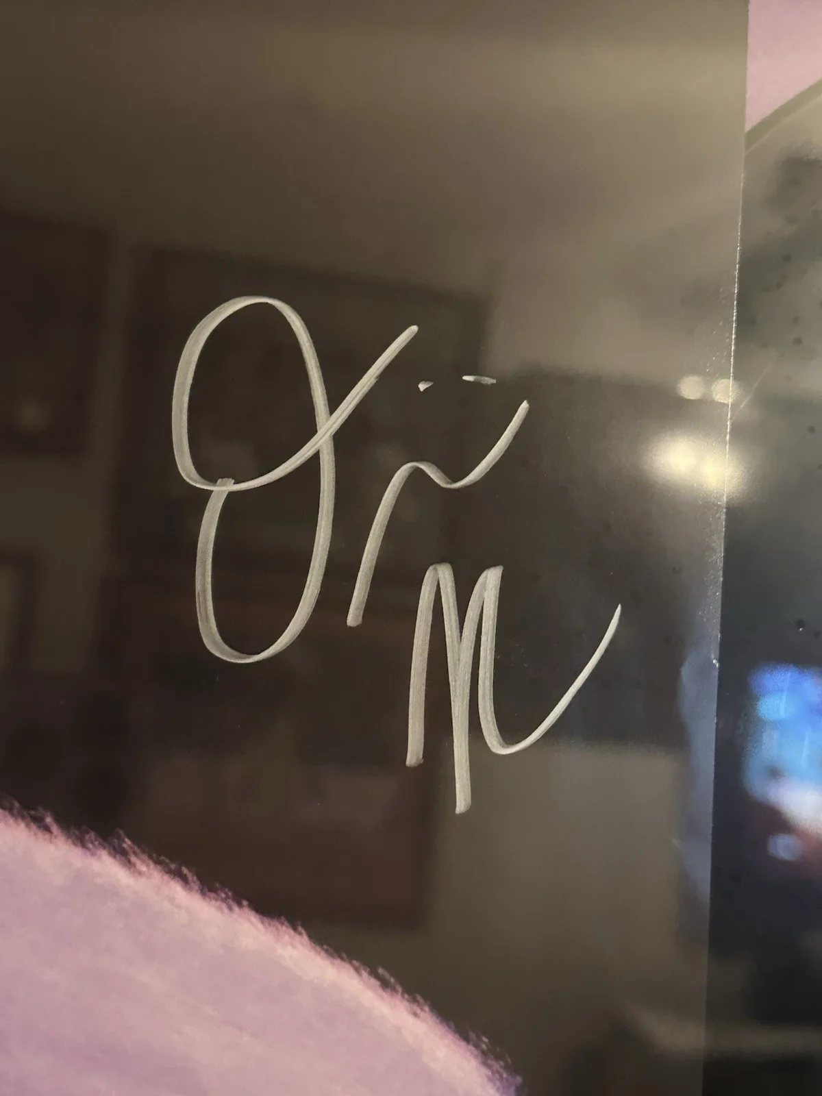 Olivia Rodrigo Autographed Guts Vinyl Frame, image 3