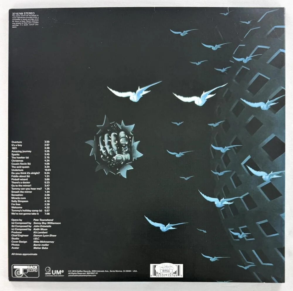 Roger Daltrey, Pete Townshend — Roger Daltrey Pete Townshend Signed Autograph The Who Tommy Album Record JSA COA, изображение 2
