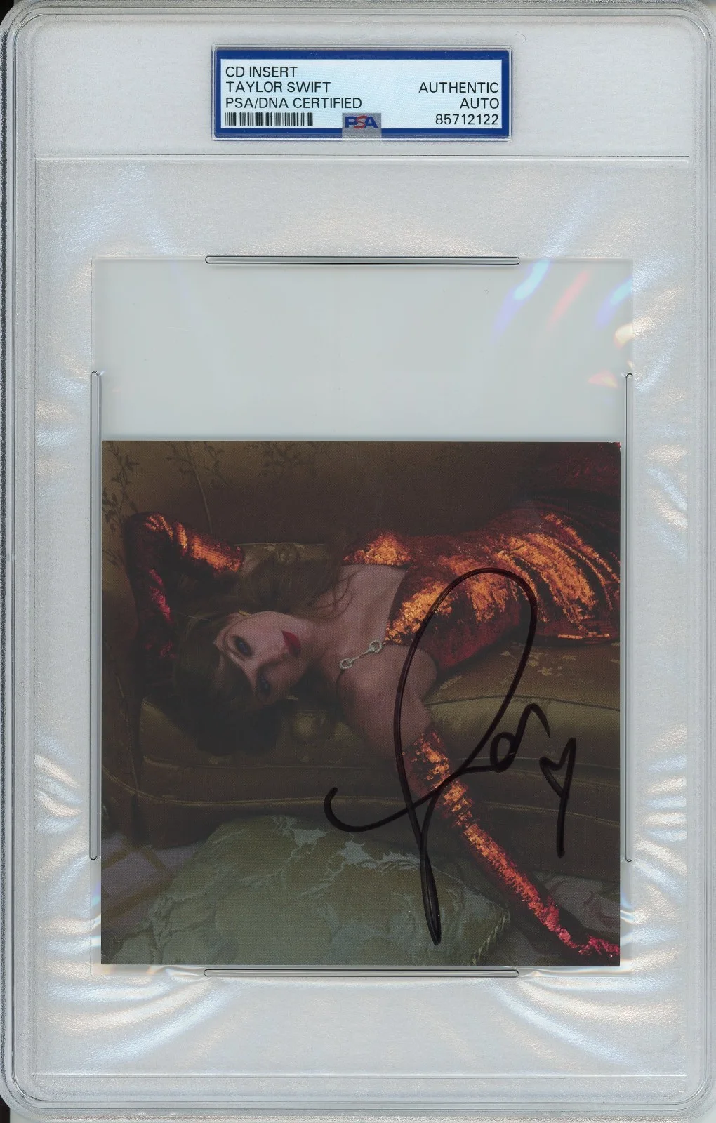 SIGNED TAYLOR SWIFT LIFE OF A SHOWGIRL PICTURE PHOTO PSA DNA COA AUTOGRAPH AUTO, изображение 3