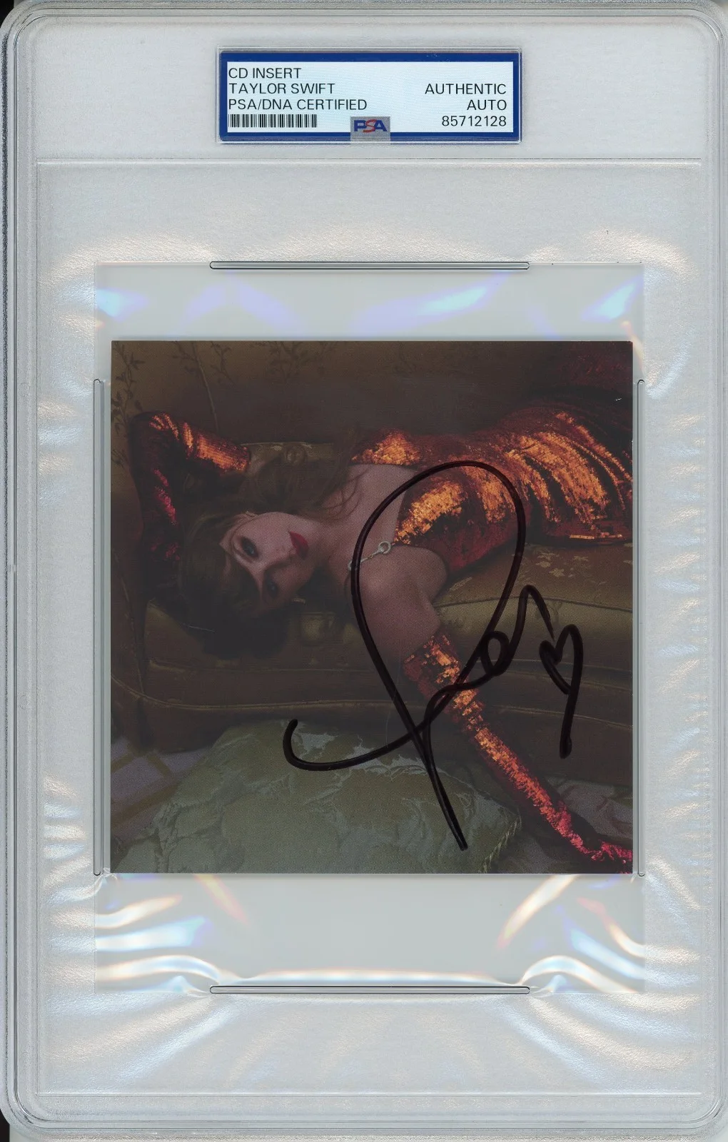 SIGNED TAYLOR SWIFT LIFE OF A SHOWGIRL PICTURE PHOTO PSA DNA COA AUTOGRAPH AUTO, изображение 5