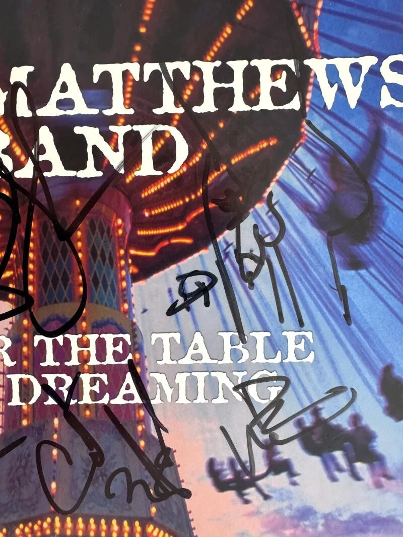 Carter Beauford, Stefan Lessard, Dave Matthews, Boyd Tinsley — Dave Matthews Band x4 Signed Autograph Album Record INFAMOUS SKETCH!! w/ JSA COA, image 3