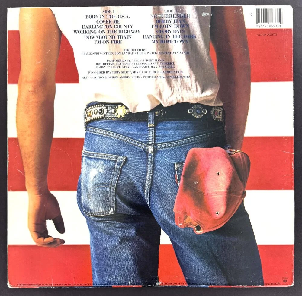 Bruce Springsteen, Garry Tallent, Steven Van Zandt, Max Weinberg — Bruce Springsteen Van Zandt Weinberg Tallent Signed Autograph Album Record JSA, image 2