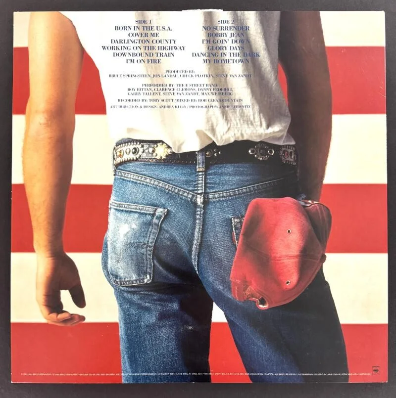 Bruce Springsteen, Steven Van Zandt — Bruce Springsteen & Steven Van Zandt Signed Autograph Born in the USA Album JSA, изображение 2