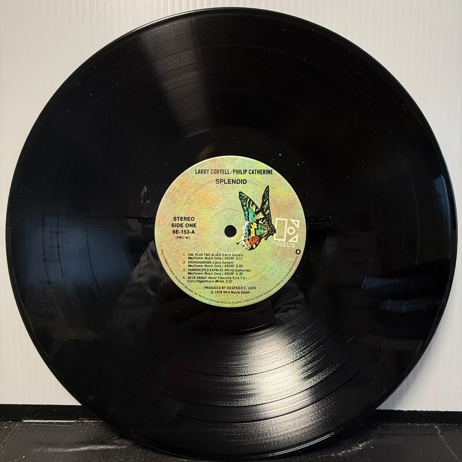 CORYELL / CATHERINE "Splendid" AUTOGRAPHED BY LARRY usa VINYL album 6E-153 PRC-W, изображение 4