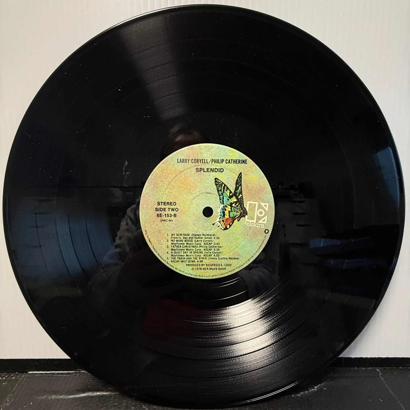 CORYELL / CATHERINE "Splendid" AUTOGRAPHED BY LARRY usa VINYL album 6E-153 PRC-W, изображение 5