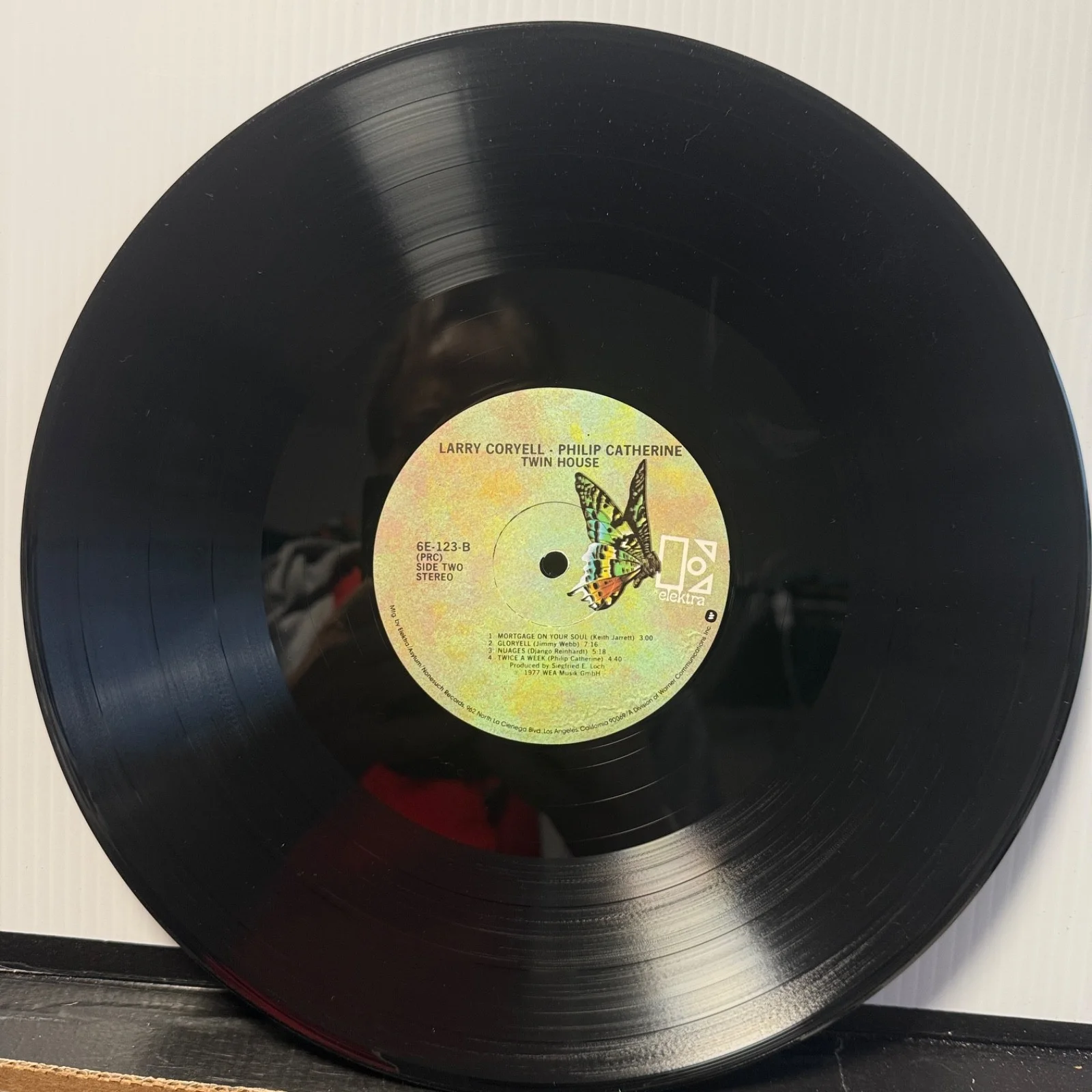 CORYELL / CATHERINE "Twin-House" AUTOGRAPHED BY LARRY usa VINYL album 6E-123 PRC, изображение 5