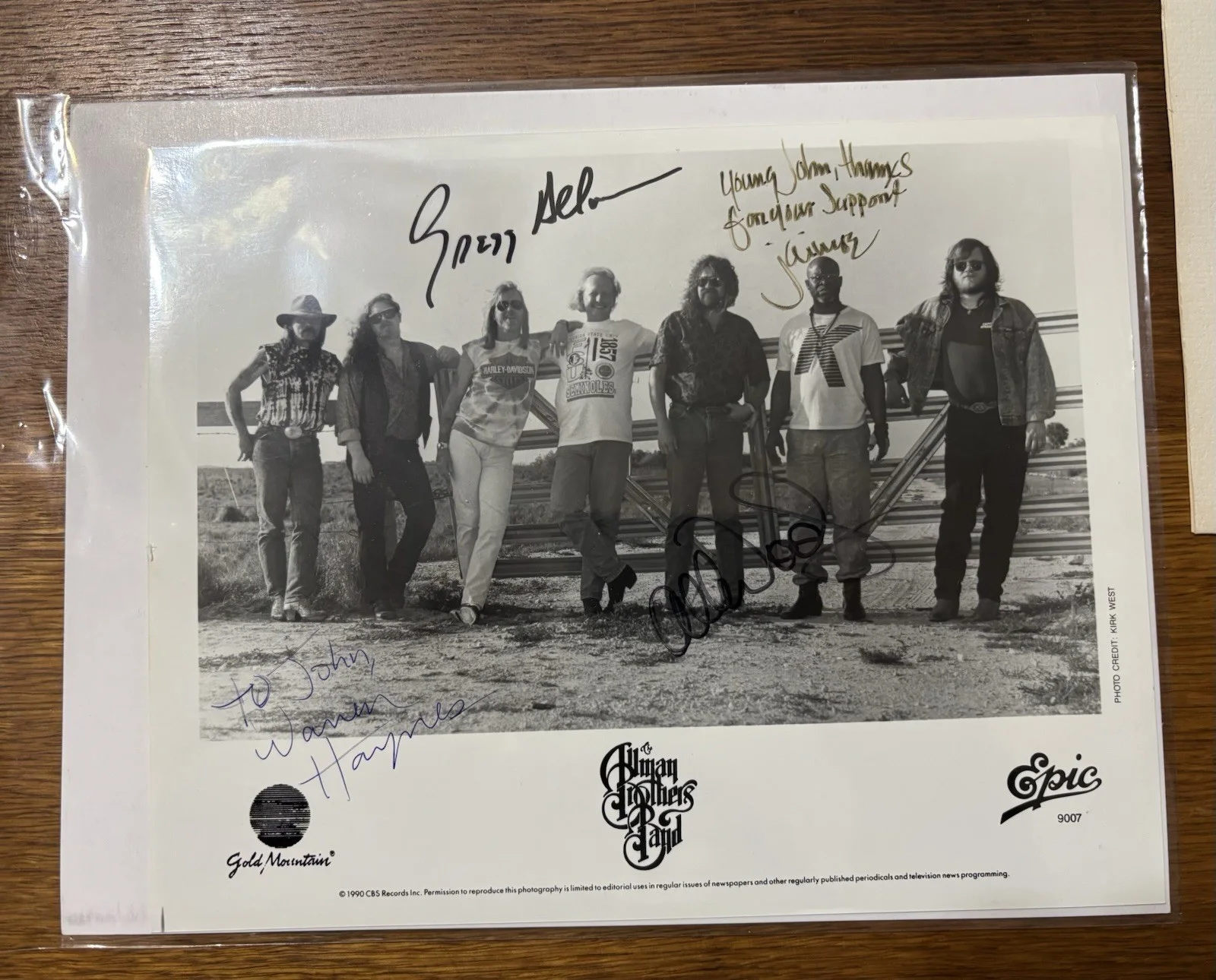 THE ALLMAN BROTHERS BAND Autographed Photo AMAZING Collector’s LOT! Set List ++, изображение 2