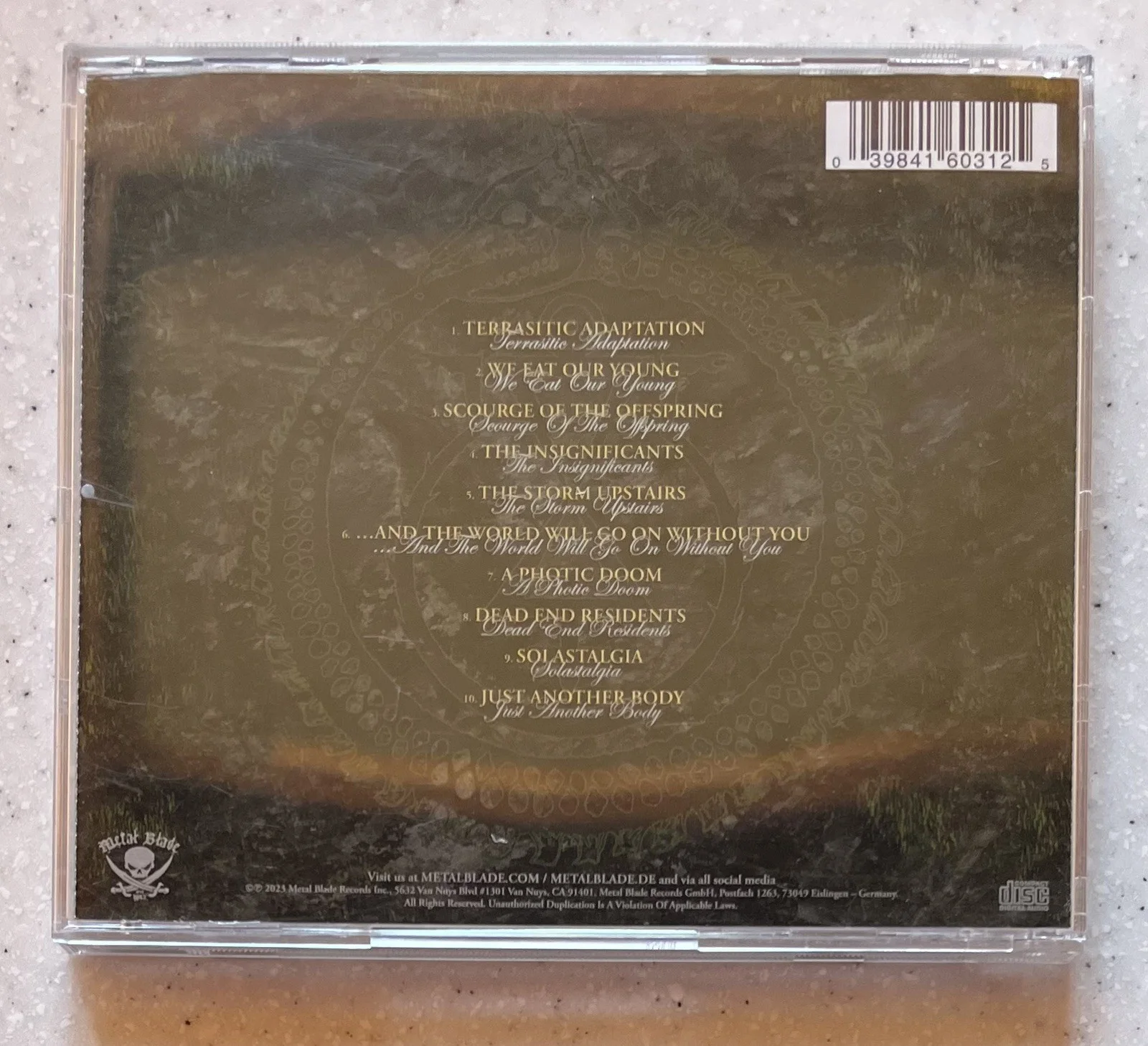 Cattle Decapitation Terrasite Full Band Signed Autographed CD 2023 Near Mint, изображение 2