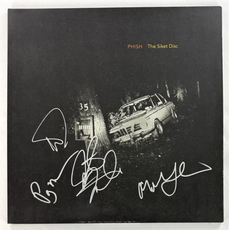 Trey Anastasio, Jon Fishman, Mike Gordon, Page McConnell — Phish Full Band x4 Signed Autograph Album Vinyl Record - The Siket Disc JSA COA