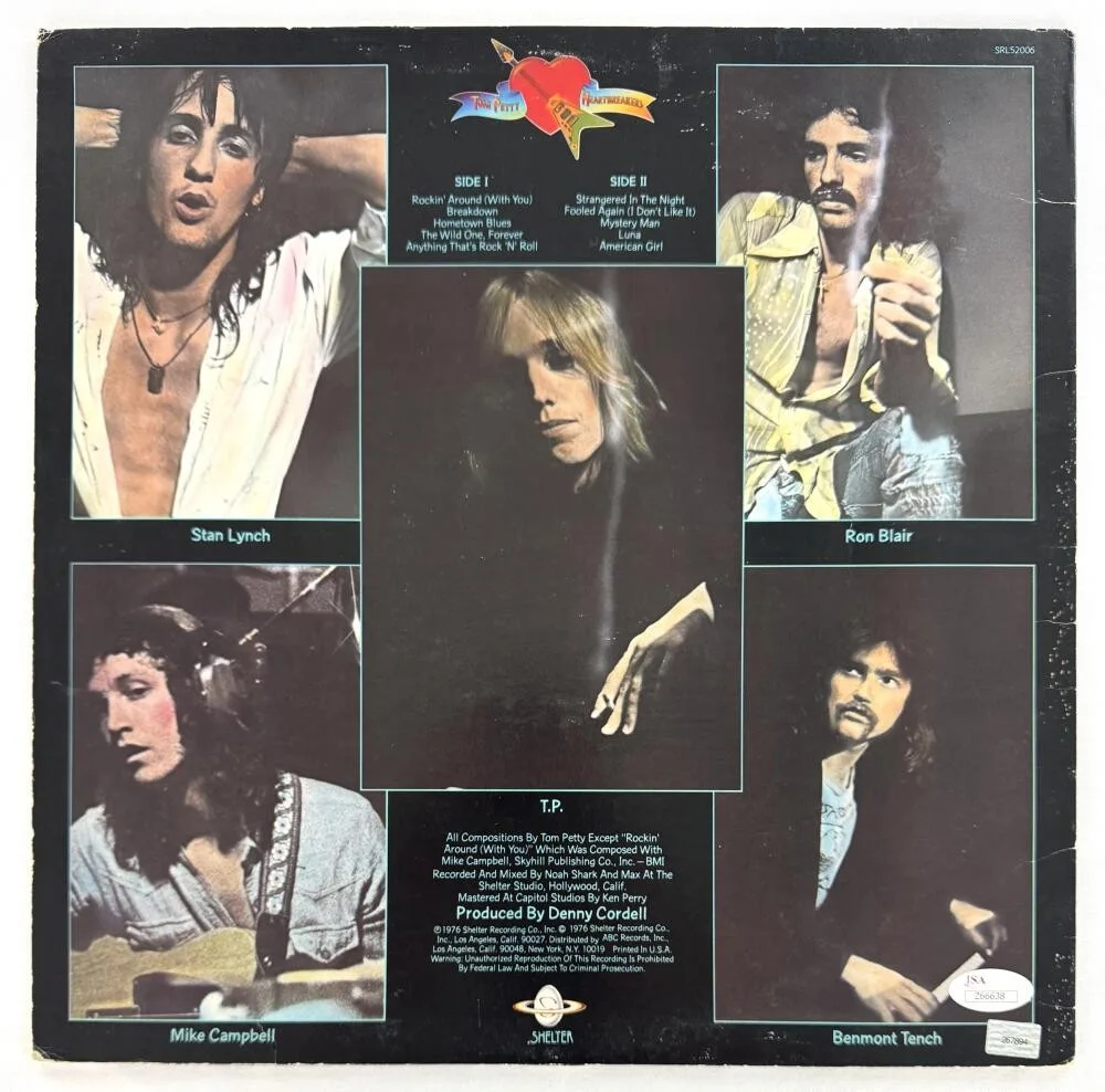 Tom Petty — Tom Petty Signed Autograph Album Vinyl Record and the Heartbreakers w/ JSA COA, image 2