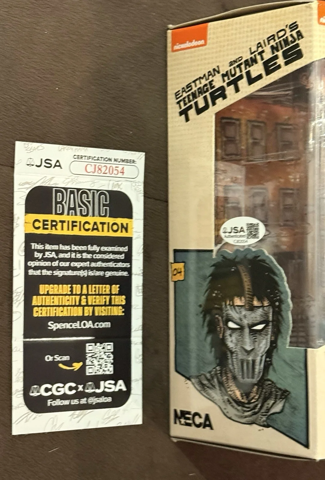 Stephen Amell — Stephen Amell Signed Casey Jones Ninja Turtles Action Nickelodeon Figure JSA, image 3