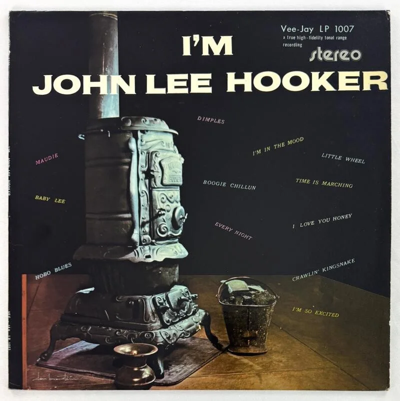 John Lee Hooker — John Lee Hooker Signed Autograph Album Vinyl Record LP - Very Rare! w/ JSA COA, image 2
