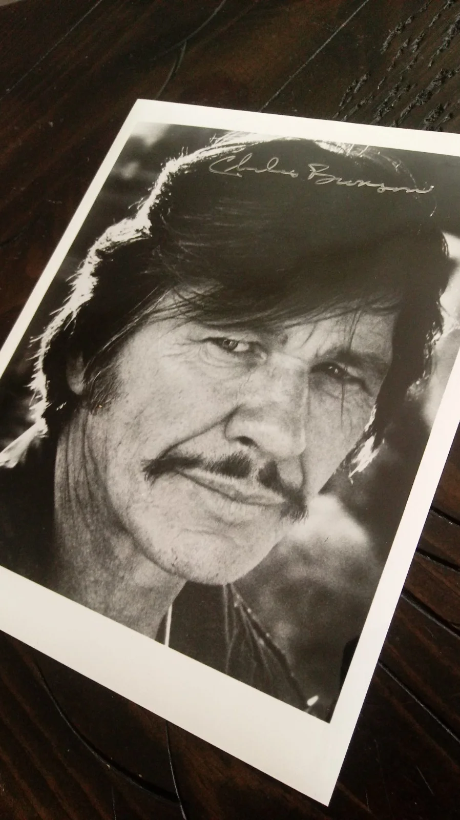 CHARLES BRONSON — SIGNED Charles Bronson DEATH WISH The Great Escape AUTOGRAPHED Photo ICONIC STAR, image 5
