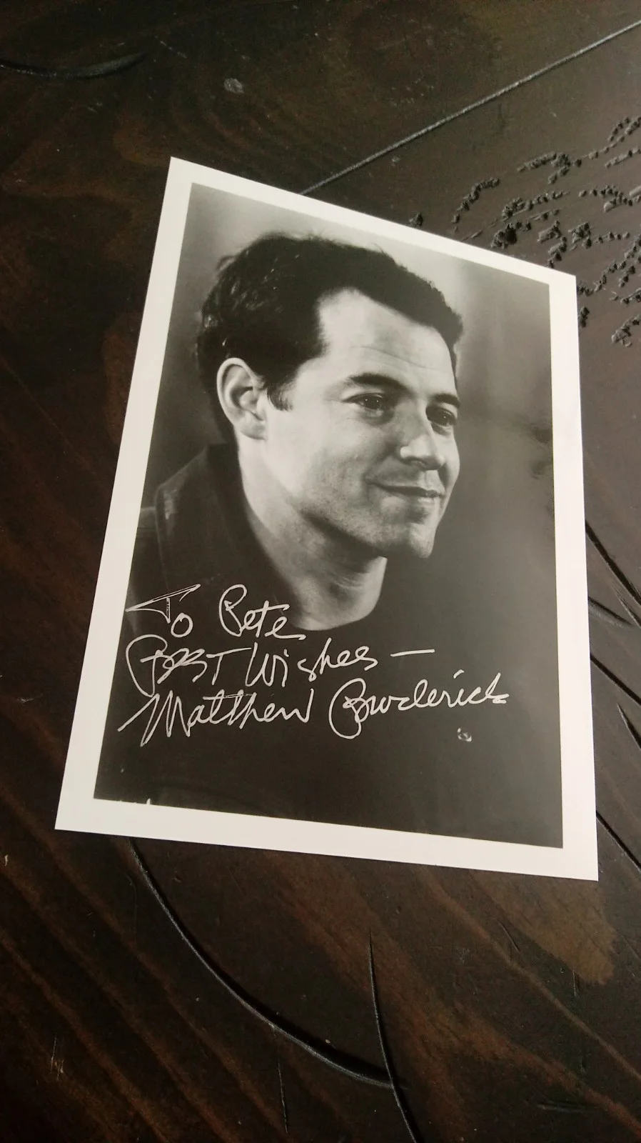 Matthew Broderick — SIGNED Matthew Broderick SIMBA The Lion King FERRIS BUELLER Photo AUTOGRAPHED, изображение 2